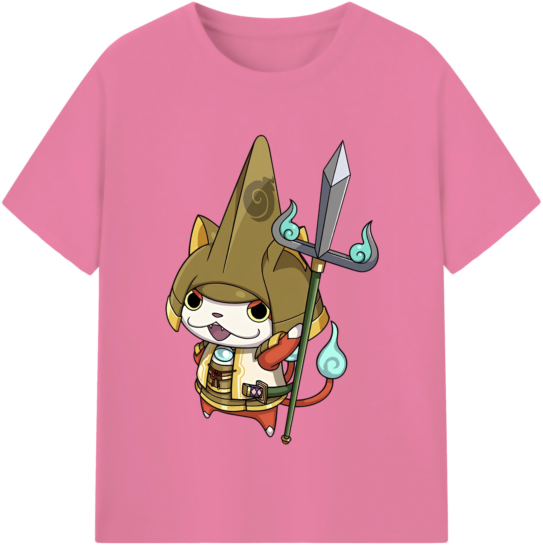 （画像用） 妖怪ウォッチ Yo-kai Watch 綿100％半袖Tシャツ（フロントプリント）
